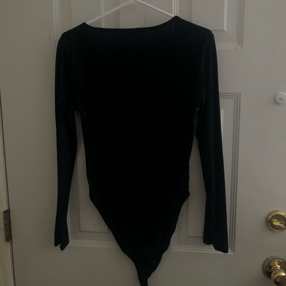 Bluenotes Black Long sleeve Bodysuit - Picture 2 of 3